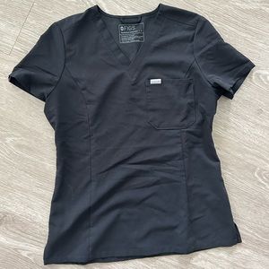 Black small scrub top